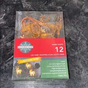 🦌LED Wire Wrapped Icon Lights Deer 🦌